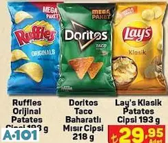 RUFFLES ORİGİNALS PATATES CİPSİ